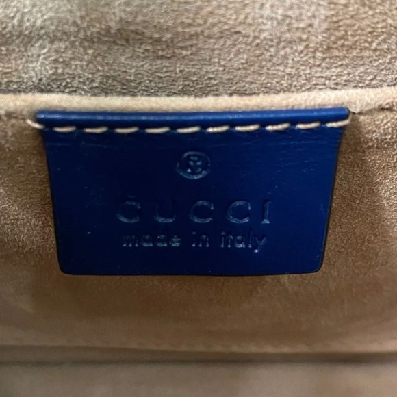 Authentic Gucci Sylvie Navy Blue - Picture 6 of 16